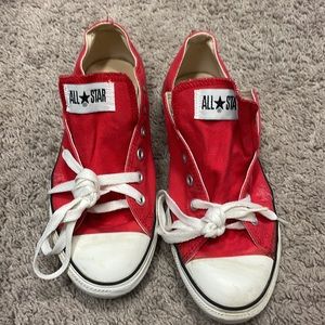 Red converse! Gently used